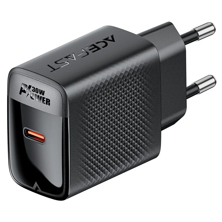 ACEFAST A102 GaN Power Adapter PD 30W Single Type-C Phone Wall Charger, EU Plug