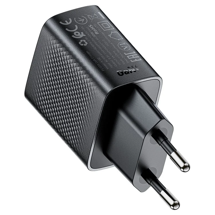 ACEFAST A102 GaN Power Adapter PD 30W Single Type-C Phone Wall Charger, EU Plug