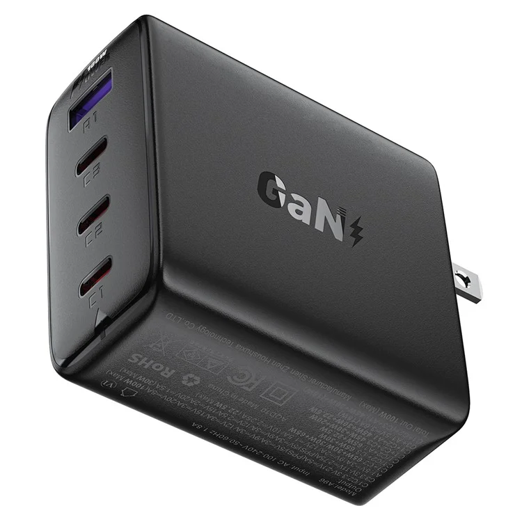 ACEFAST A96 GaN 2 Fast Charger PD 100W 4-Port Power Adapter Travel Charger - Enchufe de EE. UU.