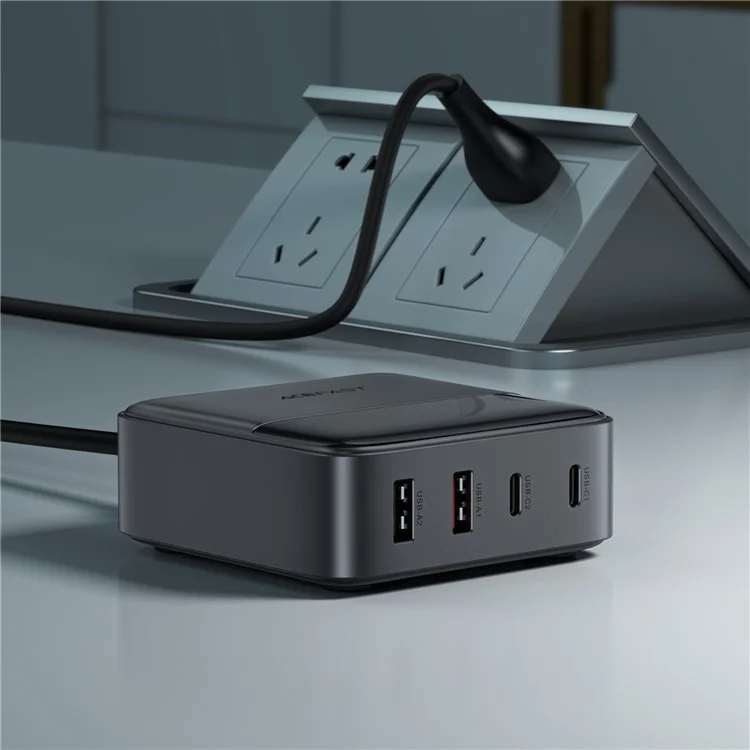 Acefast Z6 US Plig PD 65W Gan Charger 2 Usb-c + 2 USB-A Charger Power Sportion