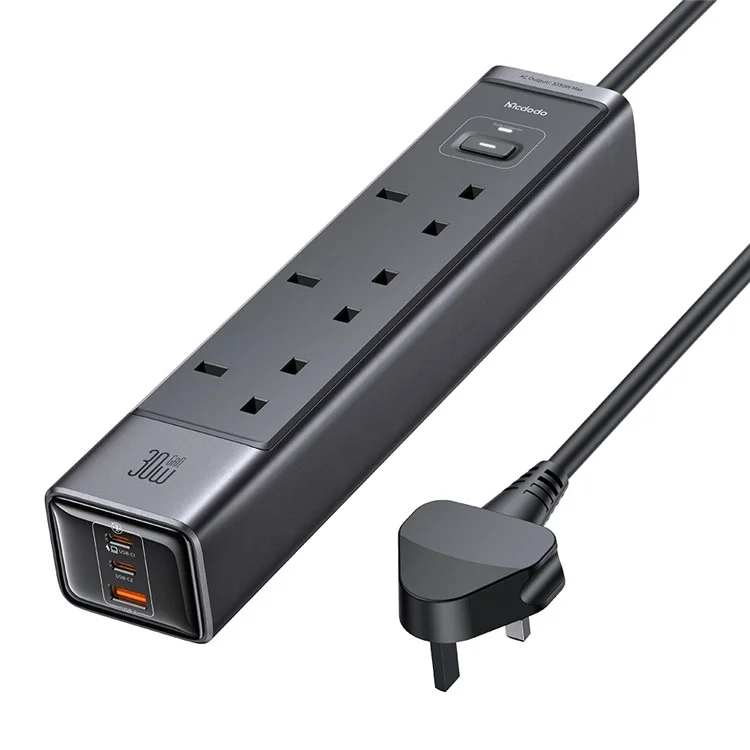 Mcdodo CH-0600 UK Plug 6-в-1 30 Вт. - Черный