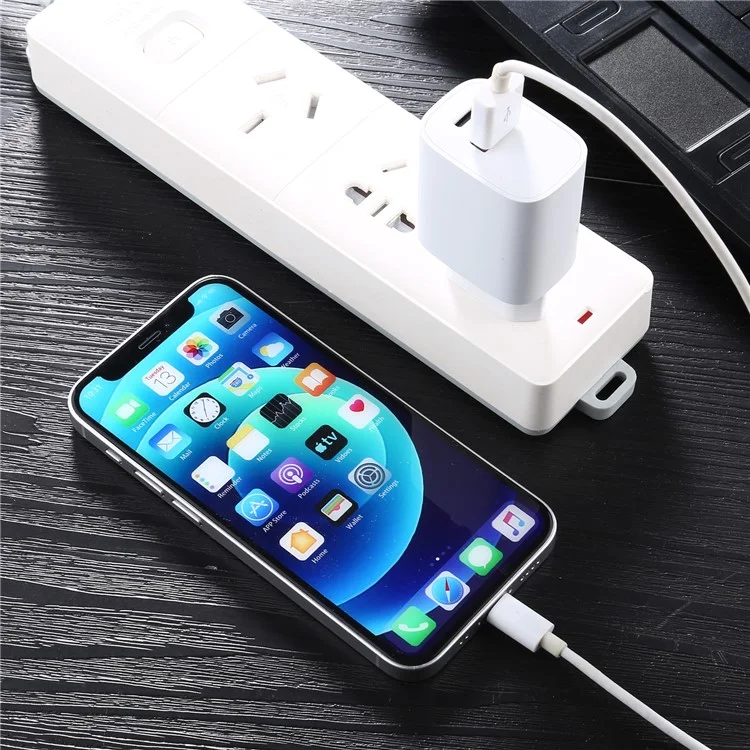 U085 20W Usb+tipo C Adaptador de Energia do Carregador de Carregamento Rápido - Plugue da ue