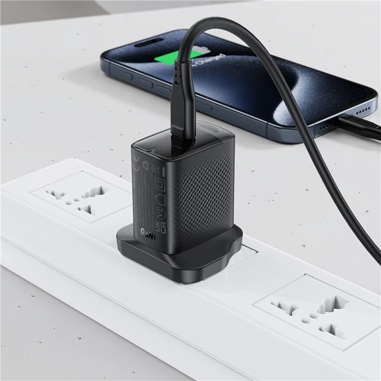 ACEFAST A103 PD 30W GaN Charger Single USB-C Port Phone Wall Charger, UK Plug
