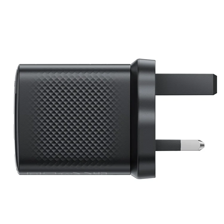 Acefast A79 PD 20W Charger Gan Usb-c + Usb-a Dual Port Phone Charger, Royaume-uni Plug