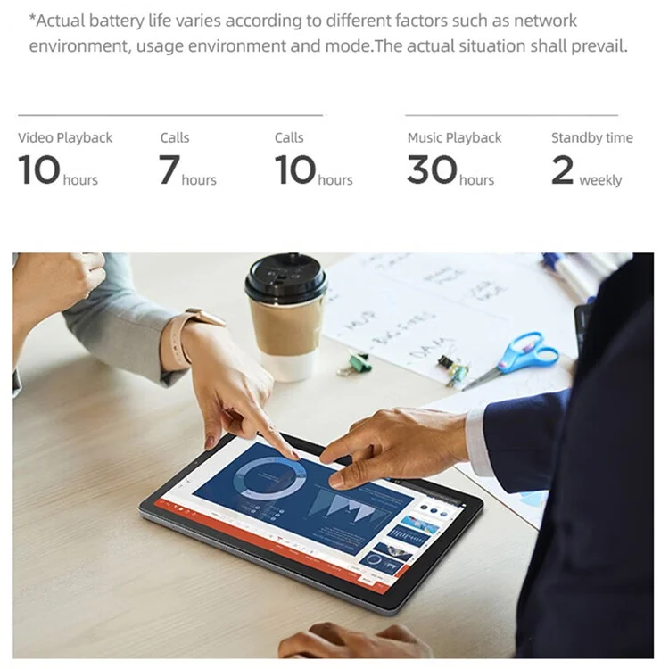 LENOVO Qitian K9 tablette de divertissement de bureau de 9 pouces 4+64G double objectif, tablette intelligente, version WiFi - Prise américaine