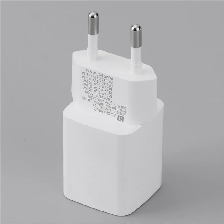 Bulk Purchasing 30W Fast Charging Portable GaN Adapter USB+Type-C Dual Port Wall Charger - EU Plug