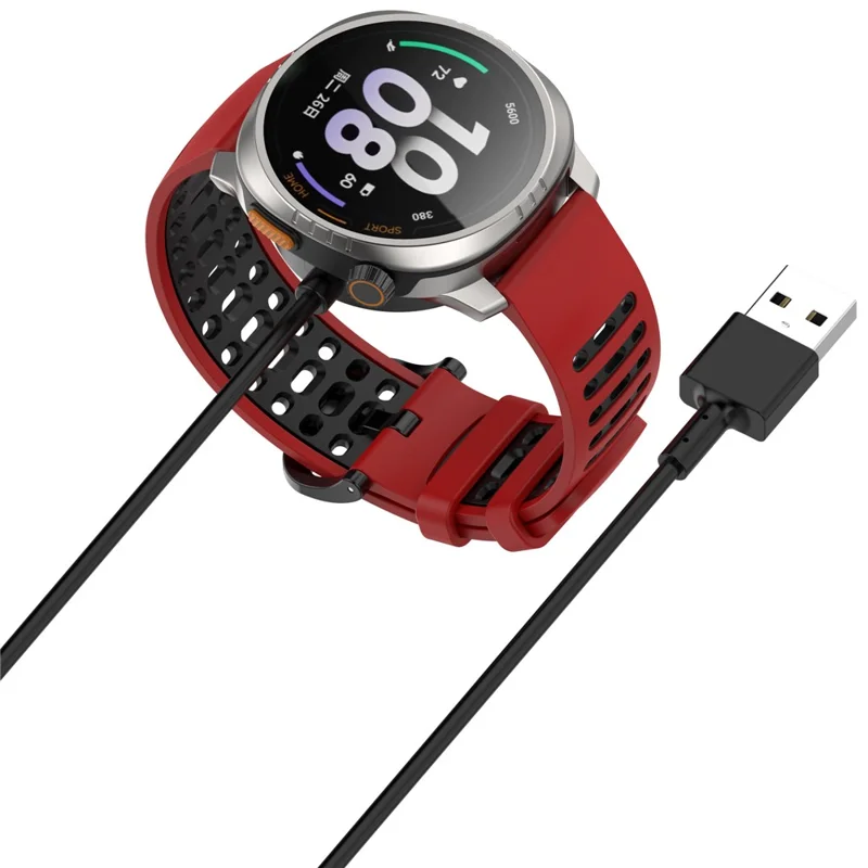 For Keep Watch Pilot 1 Charging Cable Magnetic Probe Watch Charger with Protection, 5V 1000mA - Black