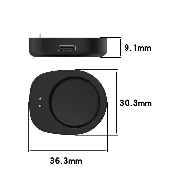 Зарядное устройство для Huami Amazfit T-Rex 3 (A2322) / Balance (A2286) Смарт-часы с магнитным USB-C зарядным устройством