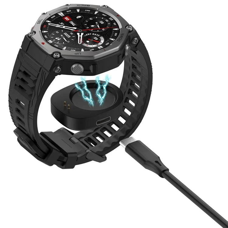 Зарядное устройство для Huami Amazfit T-Rex 3 (A2322) / Balance (A2286) Смарт-часы с магнитным USB-C зарядным устройством