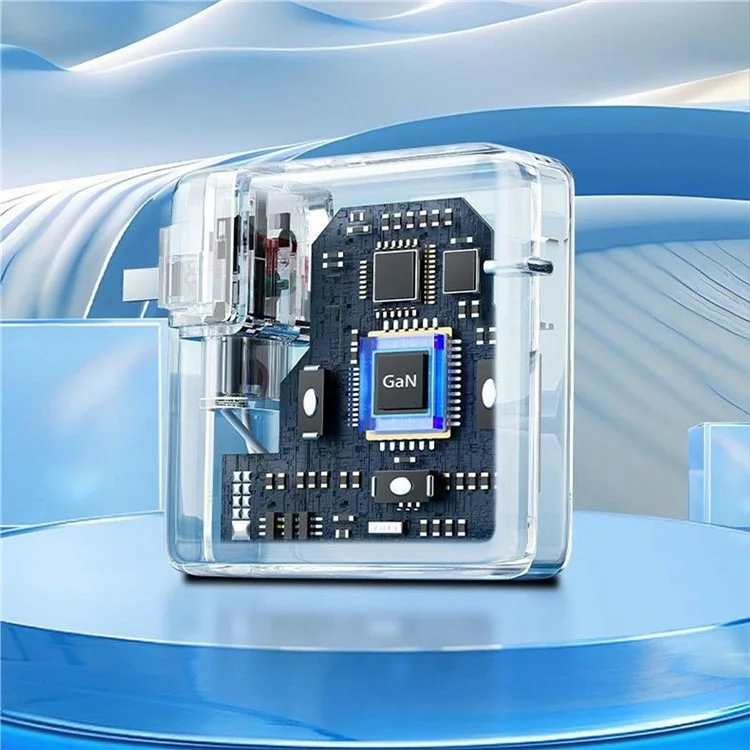 Оптовая покупка GaN PD 140 Вт быстрое зарядное устройство с двумя USB Type-C и адаптером питания, вилка США - белый