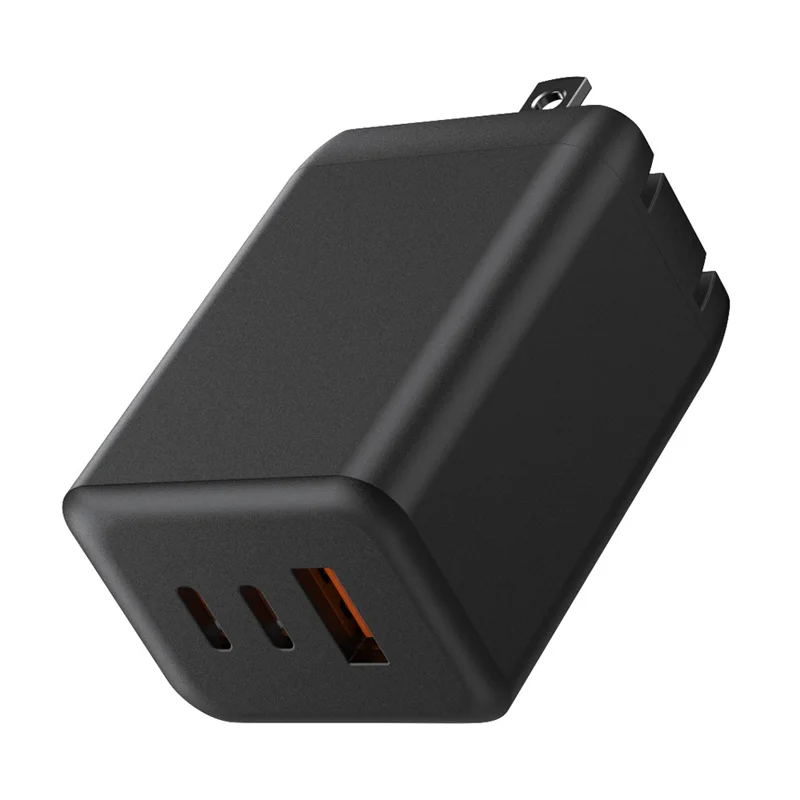 Bulk Purchasing PD 65W GaN Fast Charger 2 Type-C + 1 USB-A Phone Charging Power Adapter - Black / US Plug