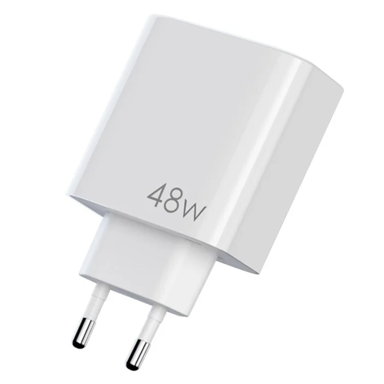 Bulk Purchasing GAN PD 48W Fast Charging Wall Charger USB + USB-C Power Adapter - White / EU Plug