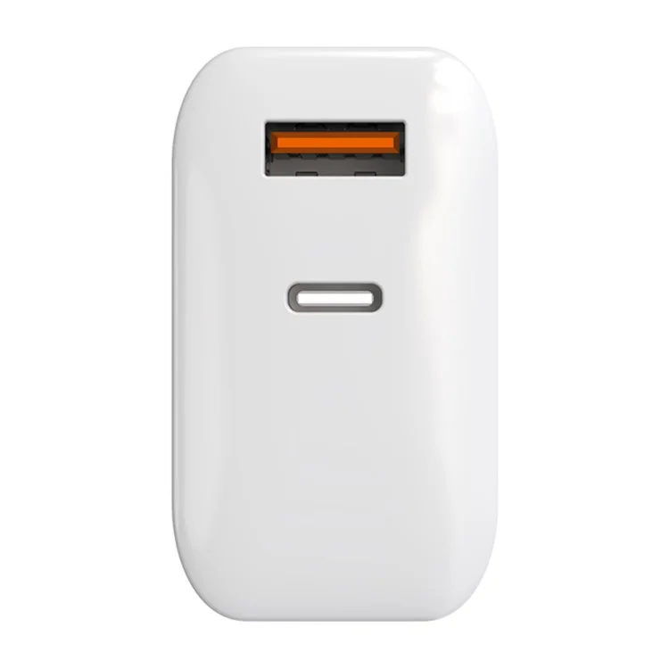Bulk Purchasing GAN PD 48W Fast Charging Wall Charger USB + USB-C Power Adapter - White / EU Plug