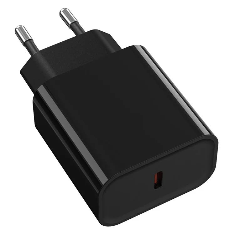 Блочная закупка зарядного устройства PD 30 Вт GaN с одним портом USB-C для быстрой зарядки, адаптер питания - черный / вилка ЕС