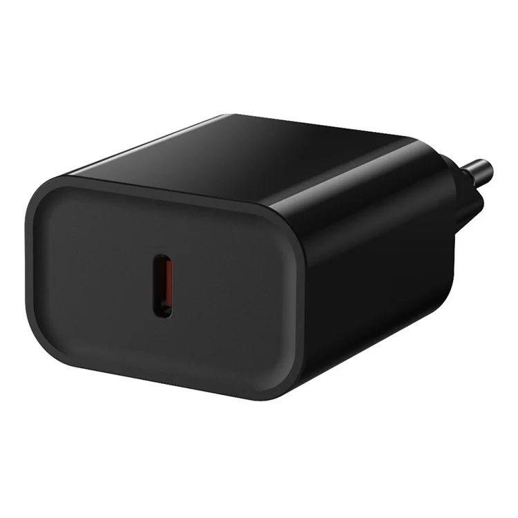Блочная закупка зарядного устройства PD 30 Вт GaN с одним портом USB-C для быстрой зарядки, адаптер питания - черный / вилка ЕС