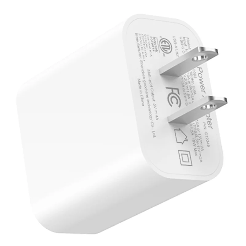Bulk Purchasing GAN PD 30W Wall Charger 2 USB-A + 1 Type-C Fast Charging Adapter - White / US Plug