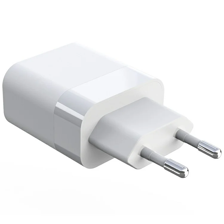 Großeinkauf GAN PD 30W Schnellladegerät USB-C + USB Smartphones Tablets Netzteil - Weiß / EU-Stecker