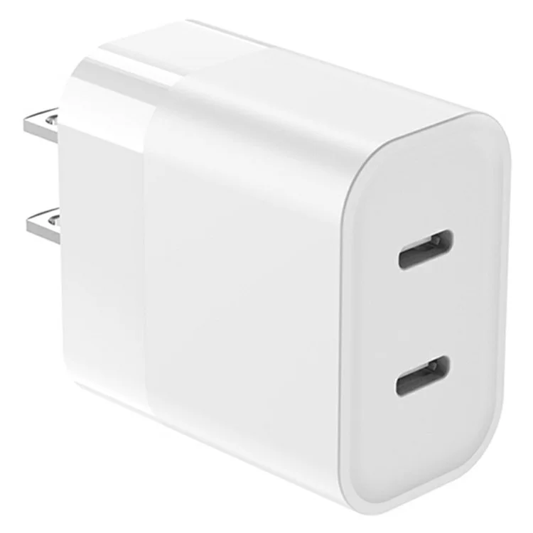 Bulk Purchasing GAN PD 20W Dual USB-C Port Charger Phone Fast Charging Adapter - White / US Plug