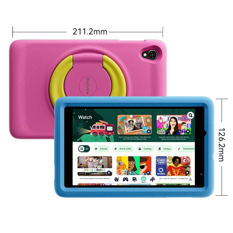 BLACKVIEW Tab A5 Kids 4G 8.0 Inch Tablet 3GB + 64GB Tiger T310 5100mAh Children Edition Tablet PC - Blue