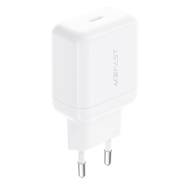 ACEFAST A130 PD 20W USB-C Charger Single Port Travel Home Fast Charging Adapter - EU Plug