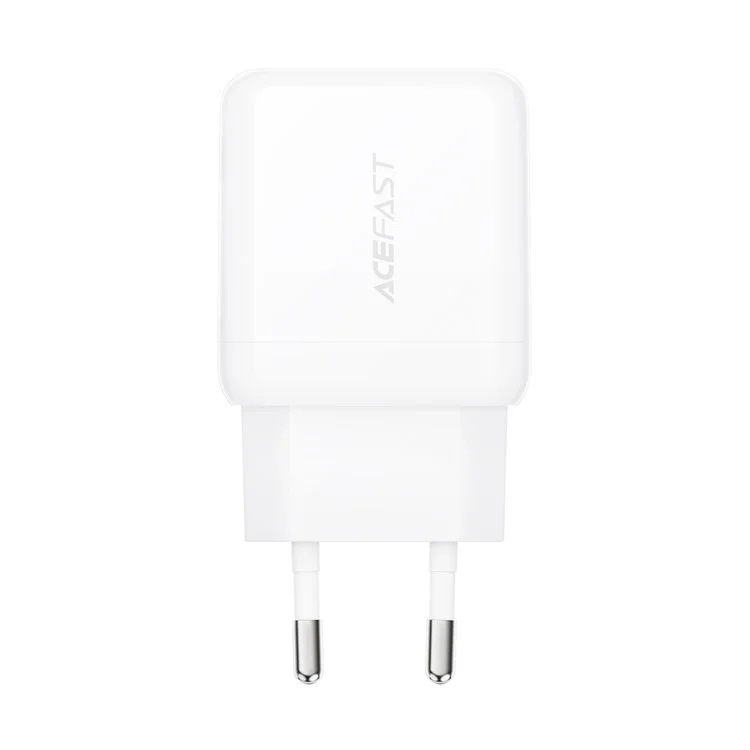 ACEFAST A130 PD 20W USB-C Charger Single Port Travel Home Fast Charging Adapter - EU Plug