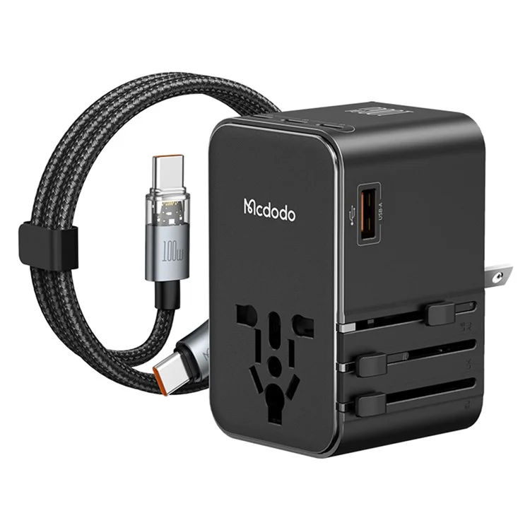 MCDODO CP-6140 MDD G5 Series 100W Universal Travel Adapter Charger 3 USB-C + USB-A Wall Charger Set with Type-C Cable