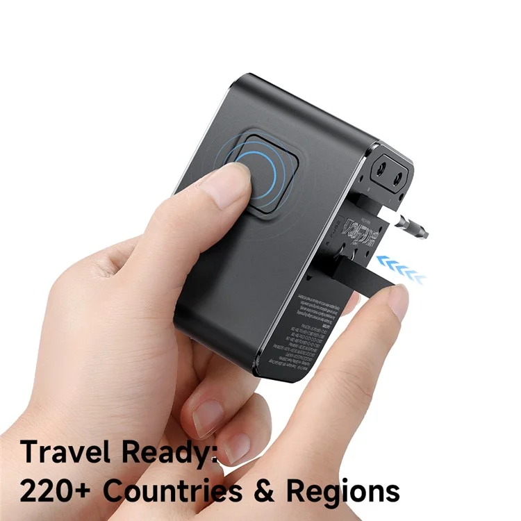 MCDODO CP-6140 MDD G5 Series 100W Universal Travel Adapter Charger 3 USB-C + USB-A Wall Charger Set with Type-C Cable
