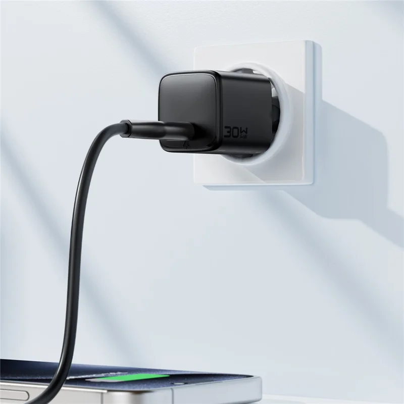 ACEFAST A118 PD 30 Вт USB-C быстрое зарядное устройство Mini GaN адаптер питания зарядный блок - евро-вилка