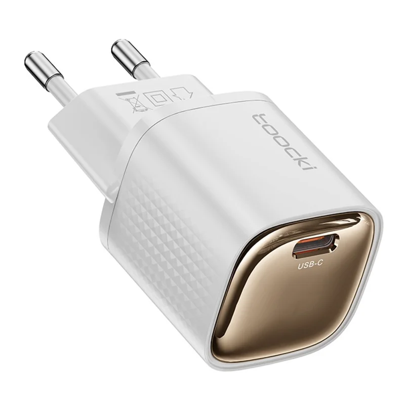 TOOCKI TCT20 PD 20W USB-C Wall Charger Fast Charging Adapter EU Plug - White