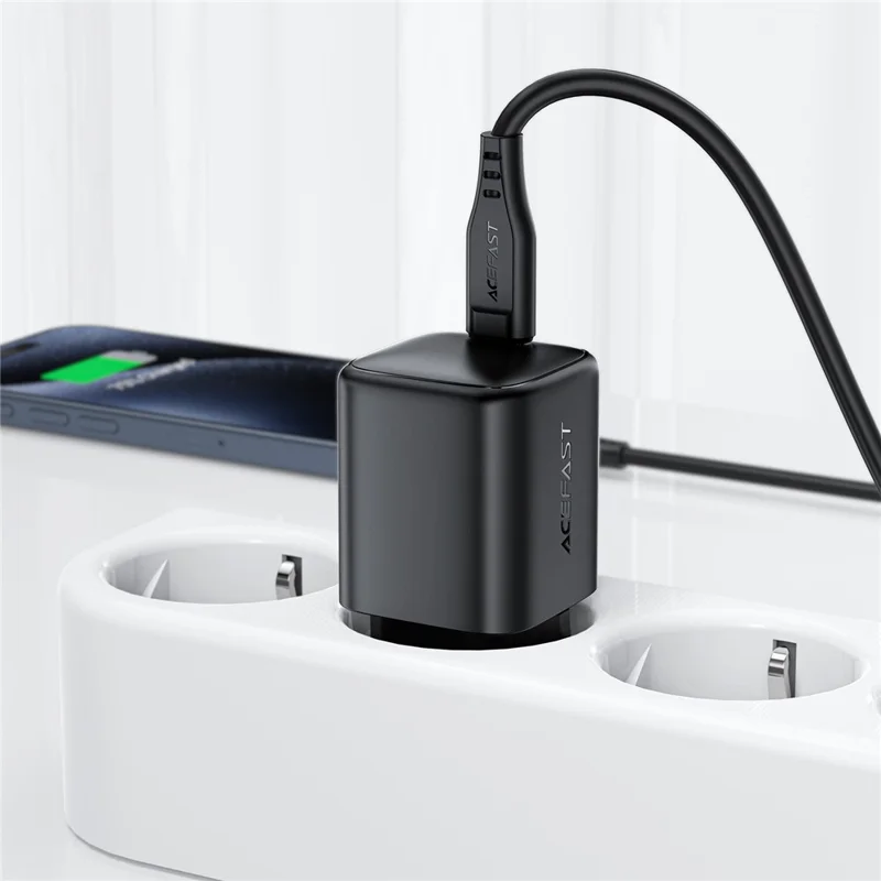 ACEFAST A119 USB-C Mini GaN Wandladegerät 45W PD Schnellladung Reiseadapter - EU-Stecker