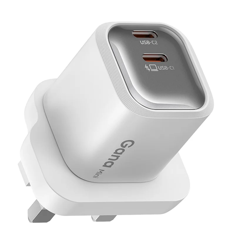 MCDODO CH-099 UK Plug 45W Ultimate Mini GaN Charger Dual USB C Fast Charging Power Adapter - White