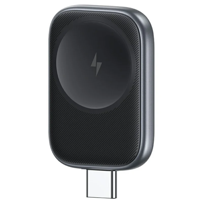 USAMS CD247 Plug and Play Portable 2.5W Wireless Charger Adapter with Type C Plug for Watch - Tarnish