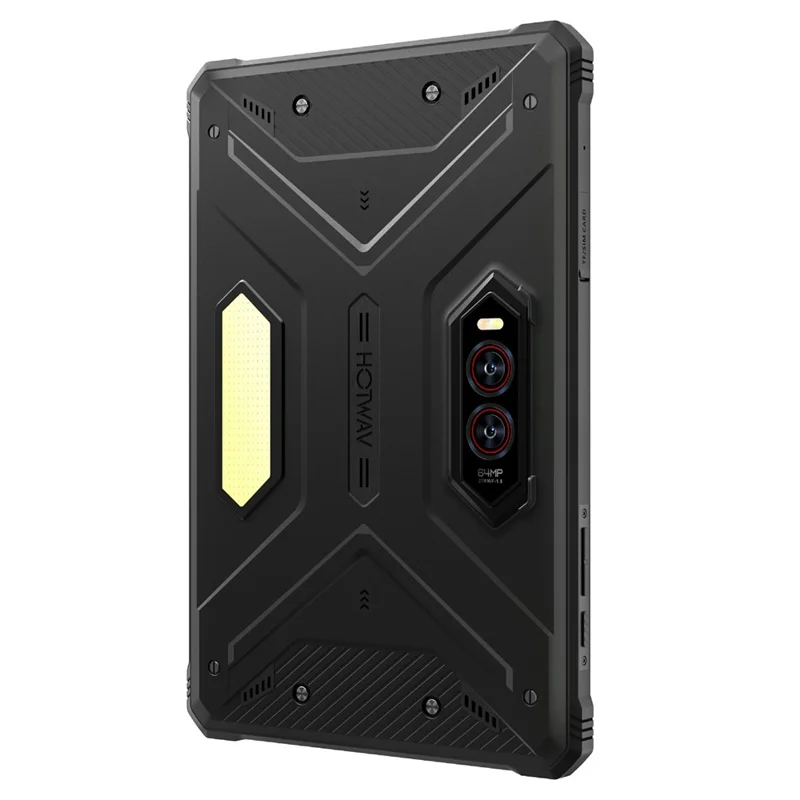 HOTWAV R9 Plus Tablet Resistente Android 14 de 11 pulgadas, 8GB + 512GB, LTE 4G, Batería de 20080mAh con Soporte y Correa de Mano - Negro