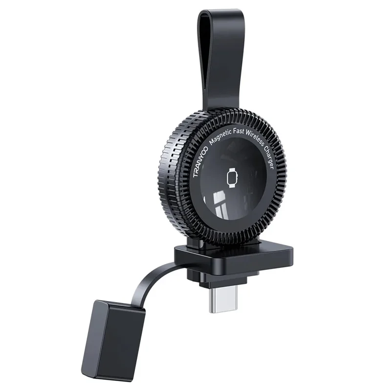 TRANYOO T-WF2 5W Type C Fast Charger for Apple Watch Portable Magnetic Wireless Charger