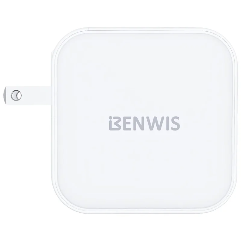 BENWIS 100W GaN Charger Laptops Smartphones 3 USB-C + 1 USB-A Fast Charging Adapter - US Plug