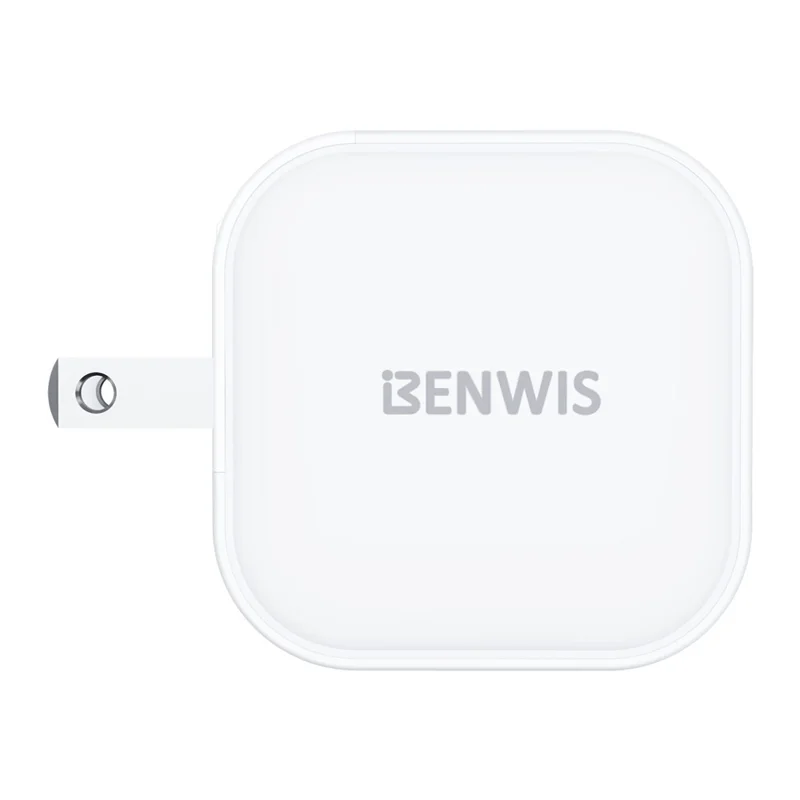 BENWIS 38W GaN Fast Charger Laptops Smartphones USB-C PD USB-A QC3.0 Charging Adapter - US Plug