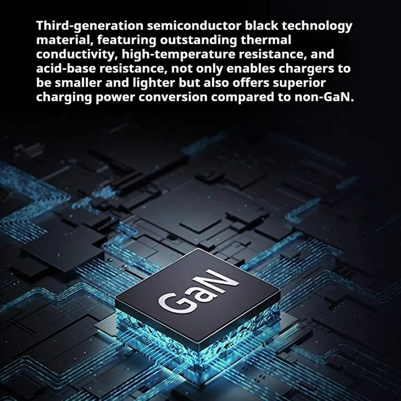 XIAOMI Portable 67W GaN Charger USB C Fast Charging Adapter with Type C Cable for Smartphone Laptop, CN Plug