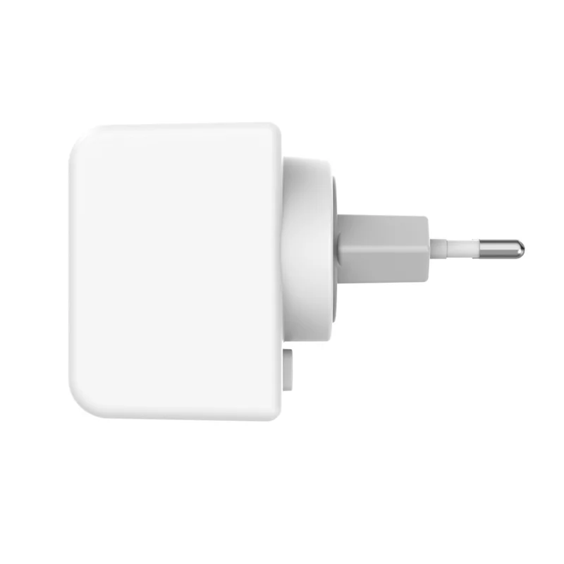 Ładowarka BUDI AC351EW z podwójnym portem USB-C PD 33 W, szybkie ładowanie, adapter podróżny z wtykiem UE