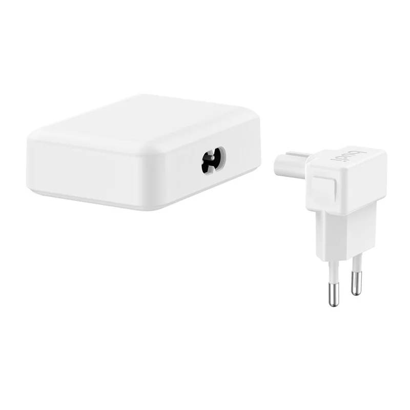 BUDI AC318EW 60W 6 Port Fast Charger 2 USB-A + 4 Type-C Travel Adapter Fast Charging with 1.5m Cable, EU Plug