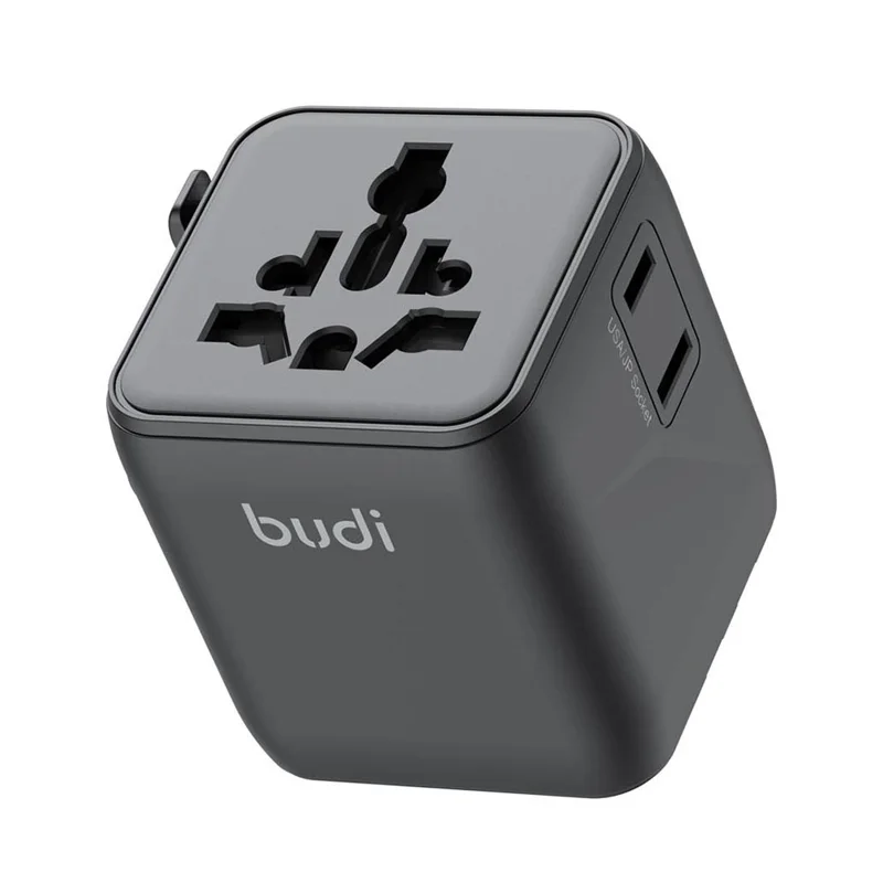 BUDI AC362B Global Travel Socket Converter Adapter Power Plug Wall Charger Block