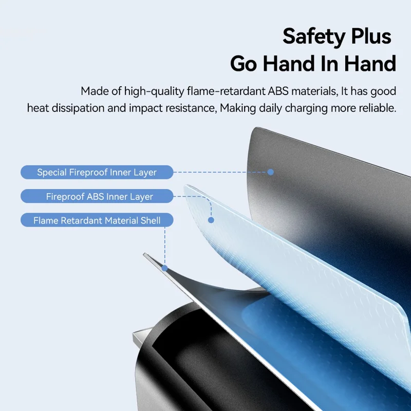 ESSAGER Max 18W Fast Charging USB Wall Charger Travel Power Adapter - Black  /  US Plug