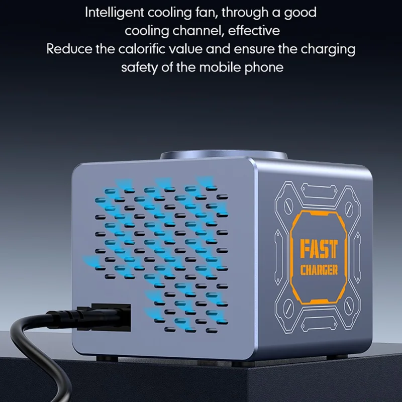 WLX-F1 140W 8 Port Wireless Fast Charger PD QC3.0 Multi-Device Charging Station for Laptop Phone - US Plug