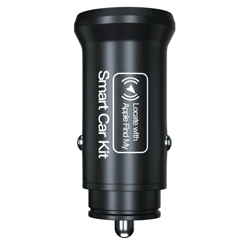 AP200 Mini Anti-Lost Car Charger USB / Type-C Cigarette Lighter Adapter for iPhone iOS