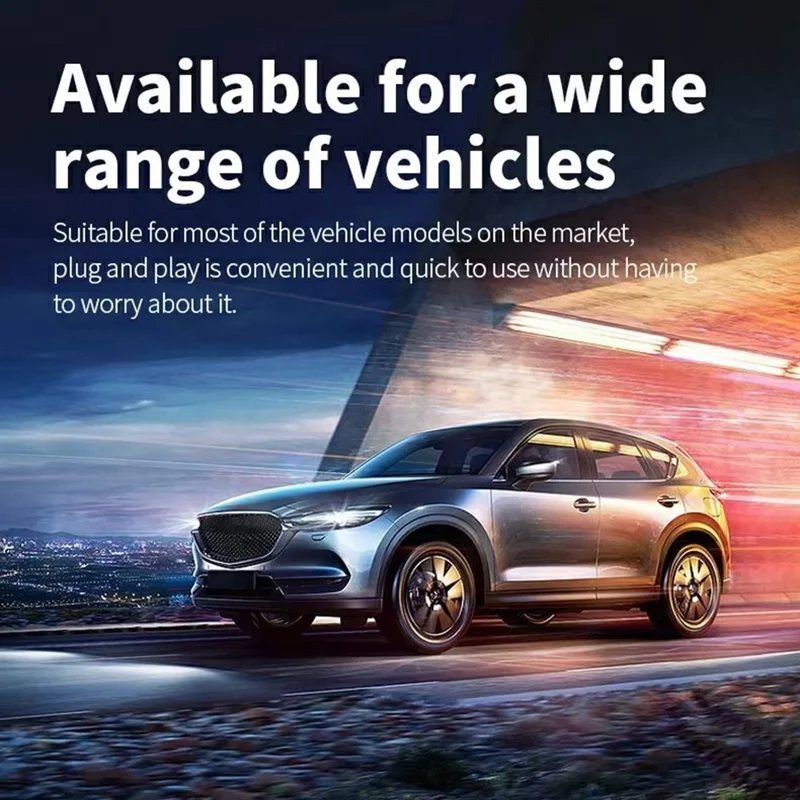 AP200 Mini Anti-Lost Car Charger USB / Type-C Cigarette Lighter Adapter for iPhone iOS