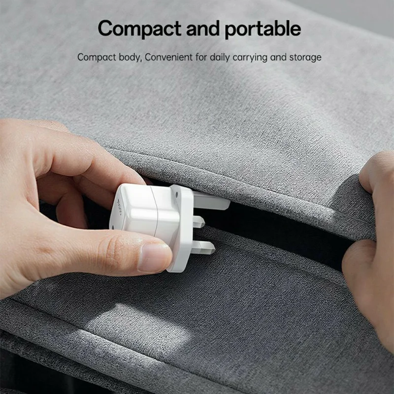 YESIDO YC149 PD 35W Travel Charger Adapter Single Port Type-C Fast Charging Adapter - UK Plug