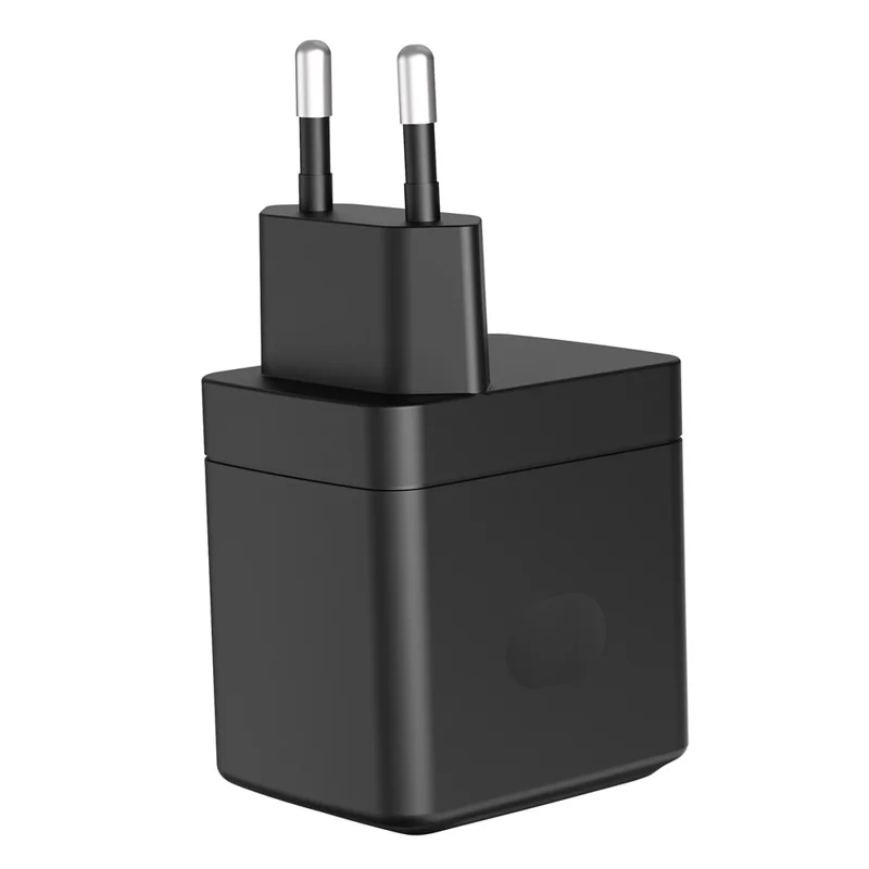 Bulk Purchasing PD 3.0 + QC3.0 65W USB-C Dual Port GaN Charger Digital Display Fast Charging Adapter for Phones  /  Tablets, EU Plug - Black