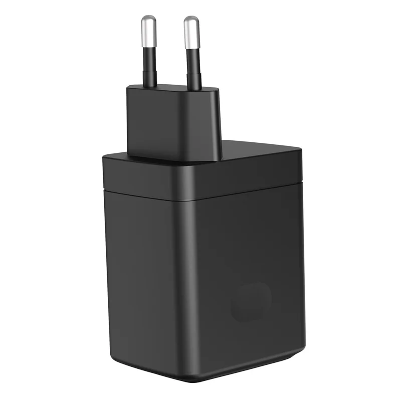 Großhandelskauf USB-A + 2 Typ-C 100W GaN-Ladegerät PD 3.0 + QC3.0 Schnellladeadapter mit Digitalanzeige für iPhone / Samsung / Xiaomi, EU-Stecker – Schwarz