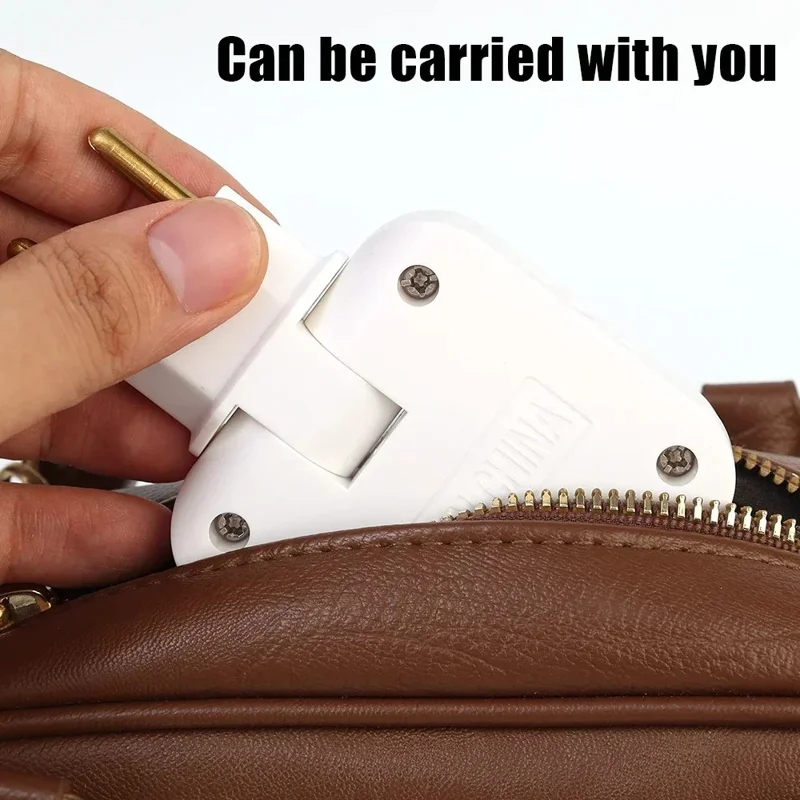 4 in 1 Power Adapter with 2 USB-A + 2 AC Outlets 180 Degree Rotatable EU Plug 2500W Travel Converter - White