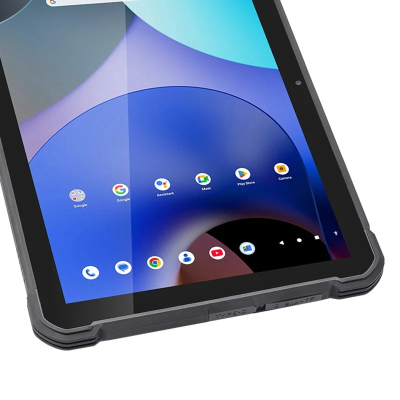 UTAB R1040 10.1 Inch Touch Screen Rugged Tablet IP67 Waterproof Octa Core Android 15 Tablet with 10000mAh Battery, 8+128GB - Black