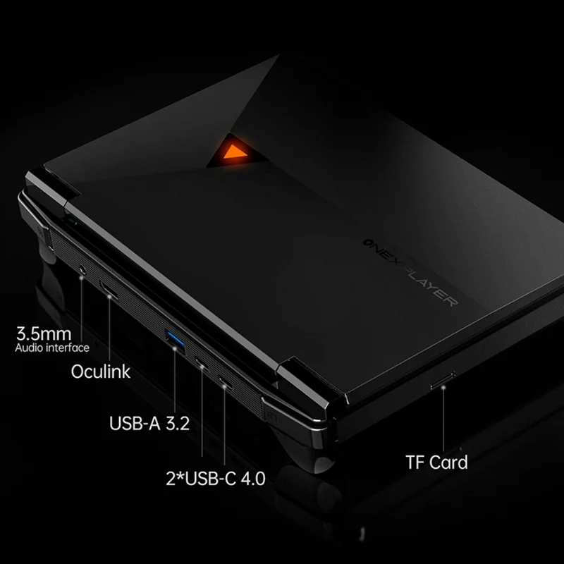 For ONE XPLAYER G1 Mini Gaming Laptop 8,8 tommer AMD AI 9 HX 370 32GB+2TB Bærbar PC Touchscreen Tablet - EU Stik